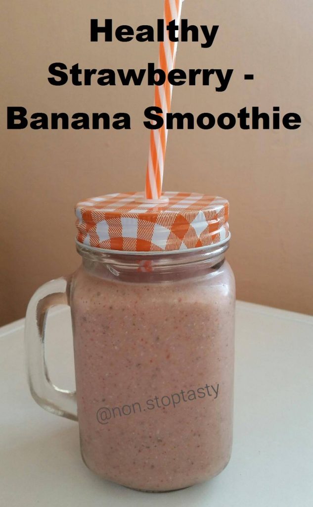 Healthy Strawberry-Banana Smoothie