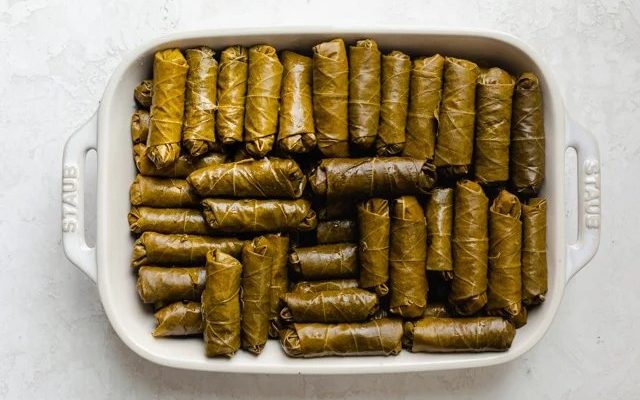 Lebanese Stuffed Grape Leaves