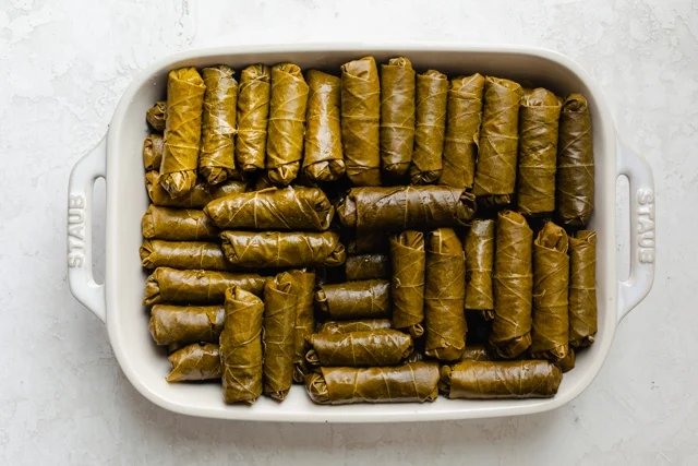 Lebanese Stuffed Grape Leaves